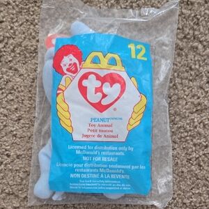 NWT McDonald's TY Beanie Baby Peanut the Elephant